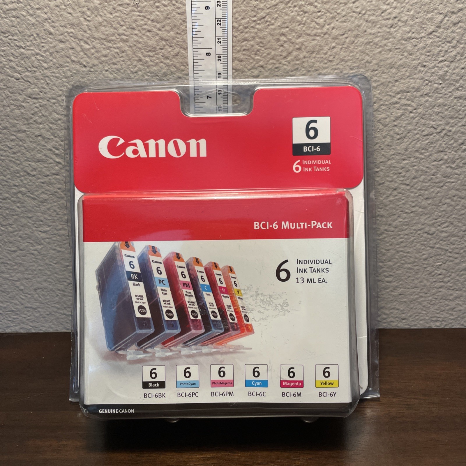 Genuine Canon BCI-6 Multi Pack Ink Black Cyan Magenta Yellow 6BK 6PC 6PM 6C 6M 6