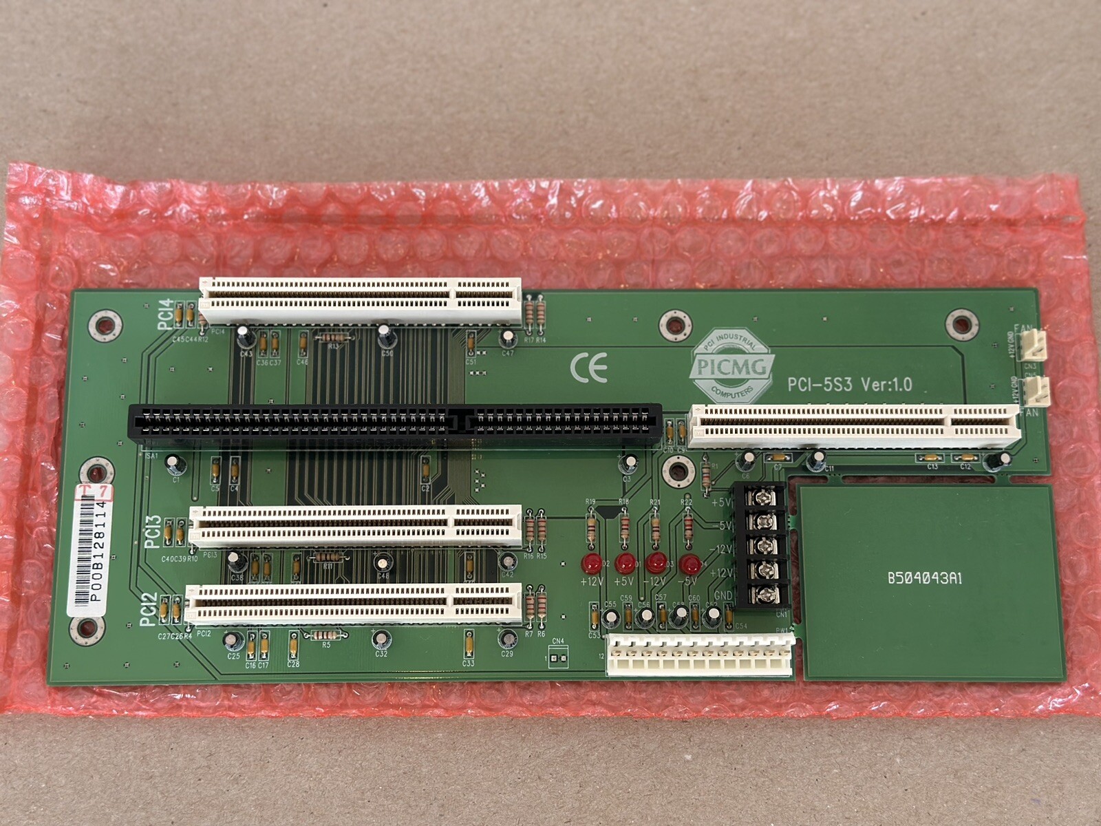 5 Slots PICMG 1.0 Passive Backplane With 3X PCI Slots (PCI-5S3) PCI Industrial
