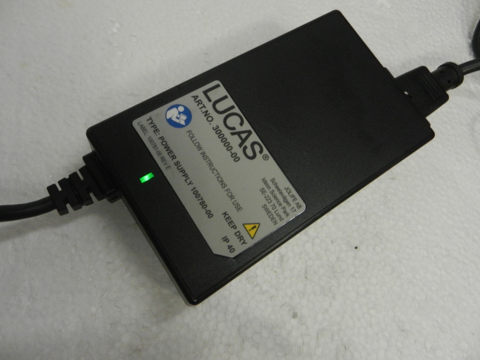 LUCAS Power Supply 24V 4.2A ELPAC PHYSIO MWB100024A  AC ADAPTER  100780-00
