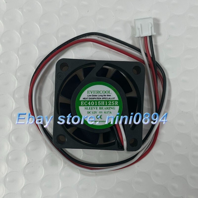 EVERCOOL EC4015H12SR 4015 12V 0.17A 4cm Cooling Fan 3pin