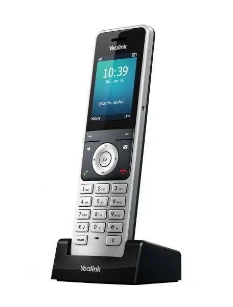 Yealink DECT IP Phone W56H w-battery charger and power supply Cleaned and Tested