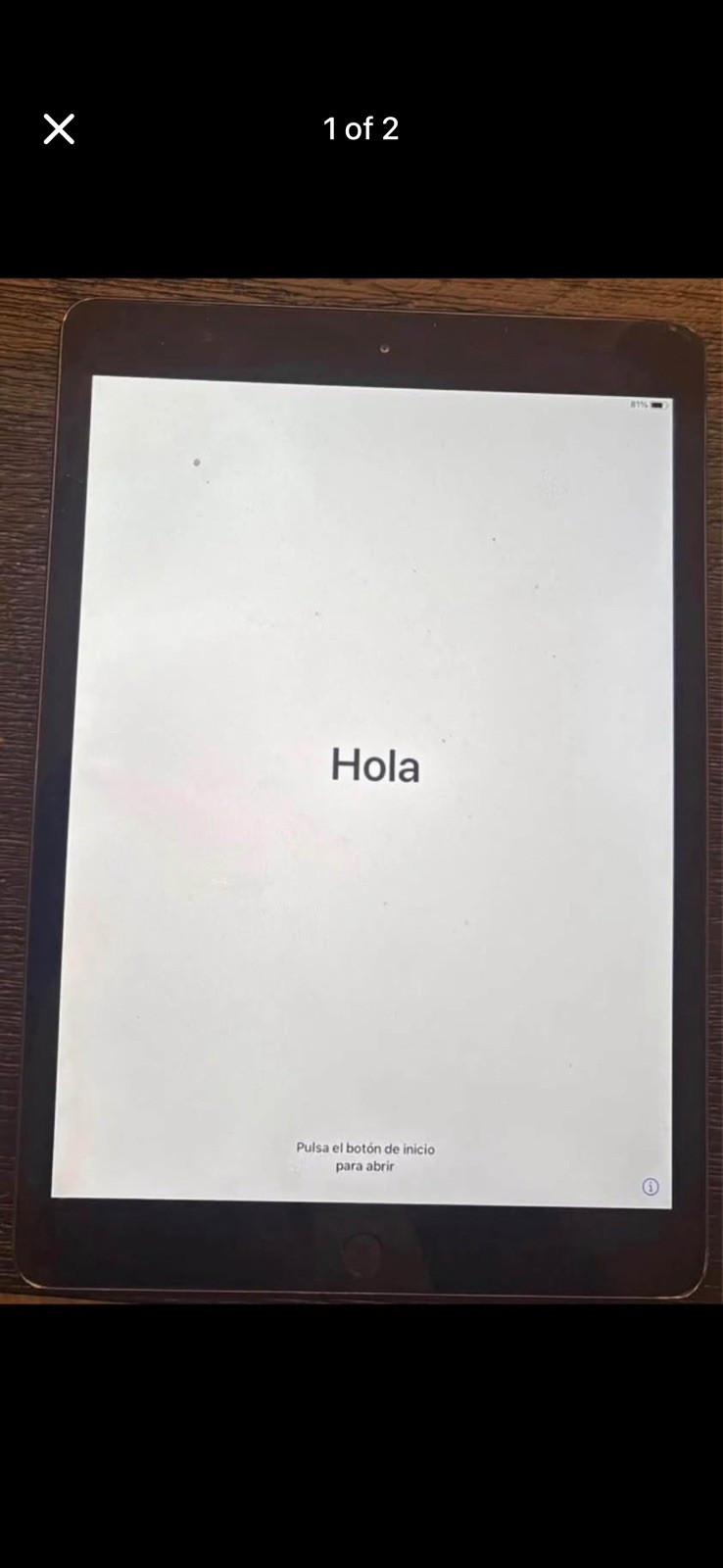 Apple iPad 10.2in 128GB Wi‑Fi 3GB RAM Silver Touch Screen (Hola Setup)
