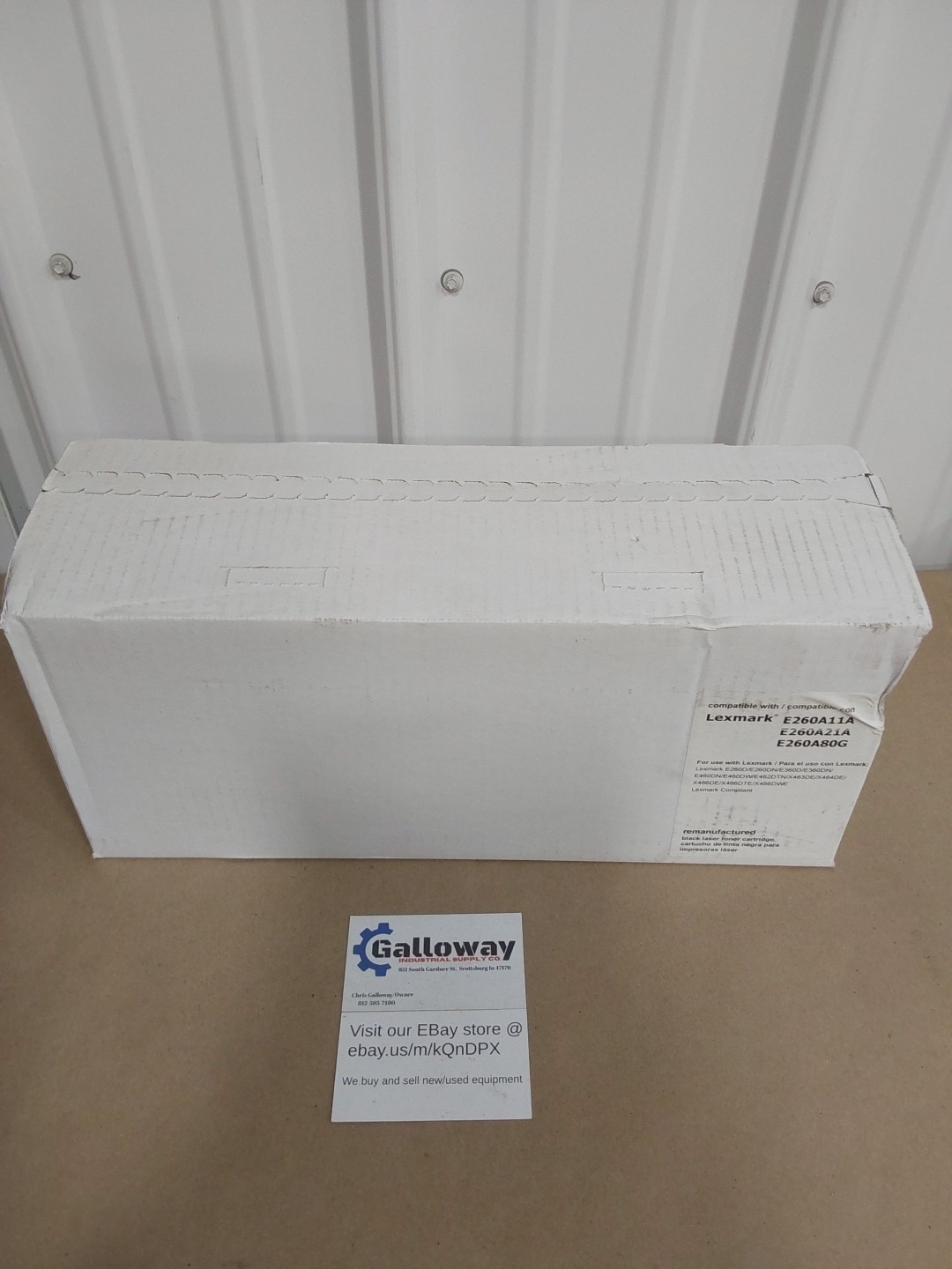 Lexmark E260A11A Original Monochrome / Black Toner E260 E360 E460 E462 SEE PICS