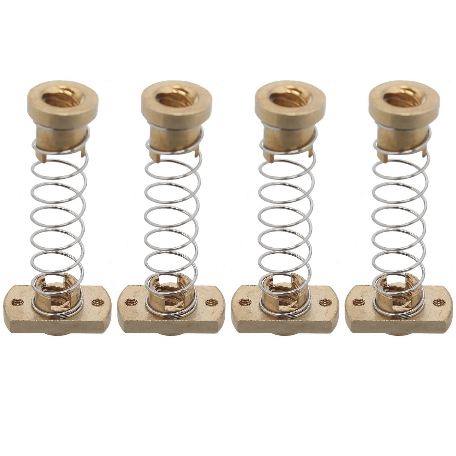 4 Pack CR10 Z Axis T8 Anti Backlash Spring Loaded Nut Elimination Gap Brass N...