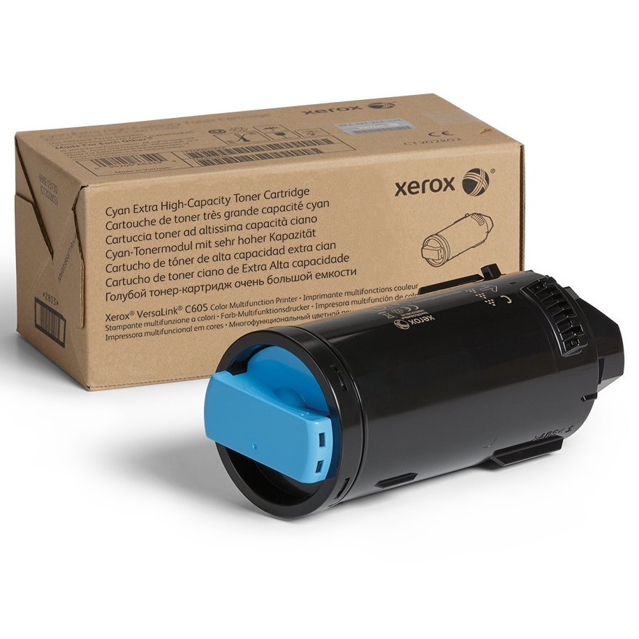 Genuine Xerox Versalink C605 Extra High Capacity Toner Cartridge Cyan 106R03928