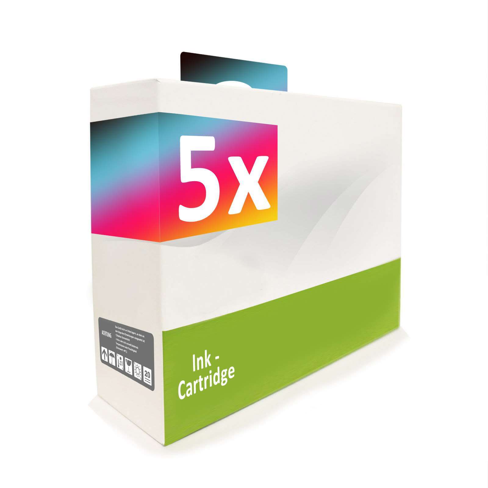 5x MWT Ink Cartridge Alternative for HP C4846A C4847A C4848A C4871A