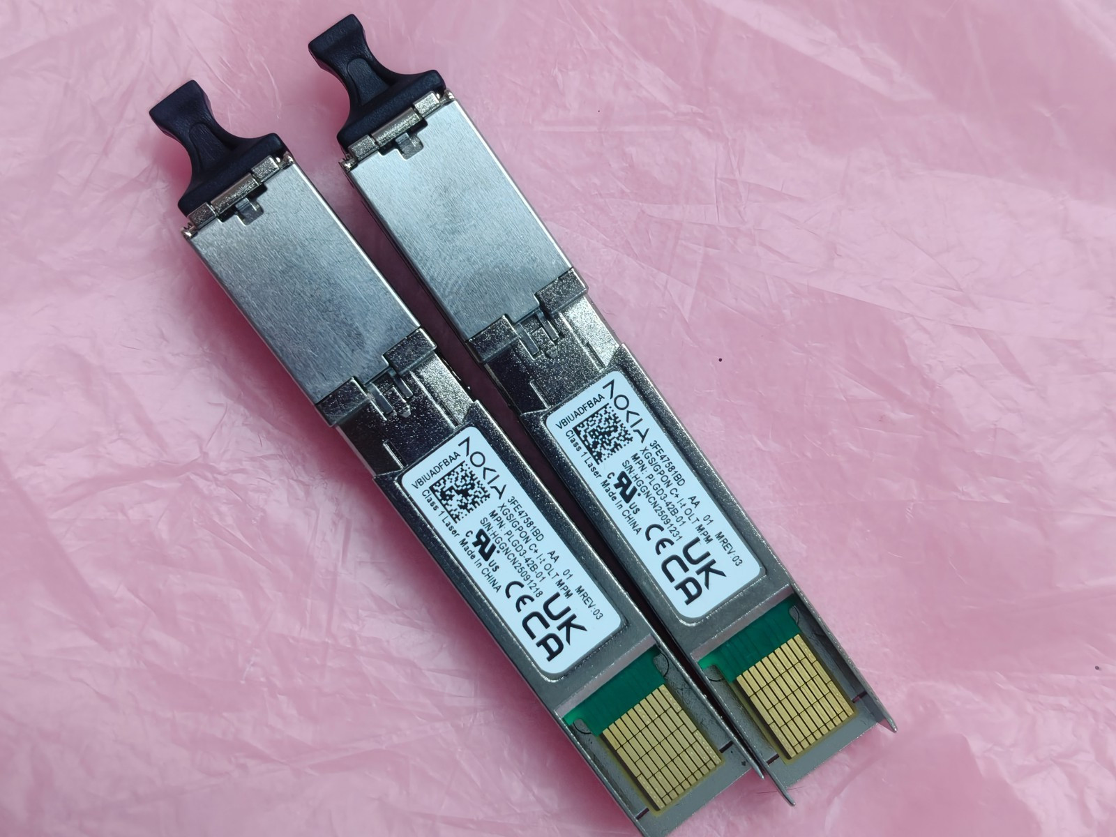 NOKIA 3FE47581BD XGS/GPON C+ I-t OLT SMF ,MPM Imperfect,Non-China counterfeits