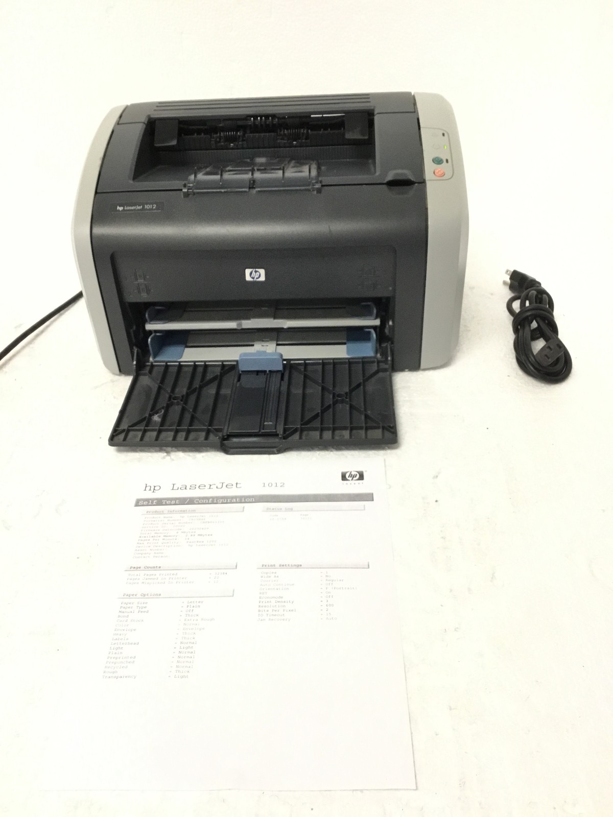 HP LaserJet 1012 Q2461A Monochrome Laser Printer 32K Pages - 8Mb 