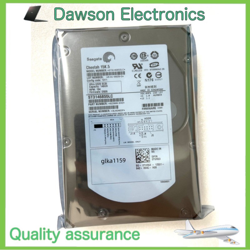 NewSEAGATE (ST3146855LC) 146.8GB 15K U320 SCSI HARD DRIVE HDD