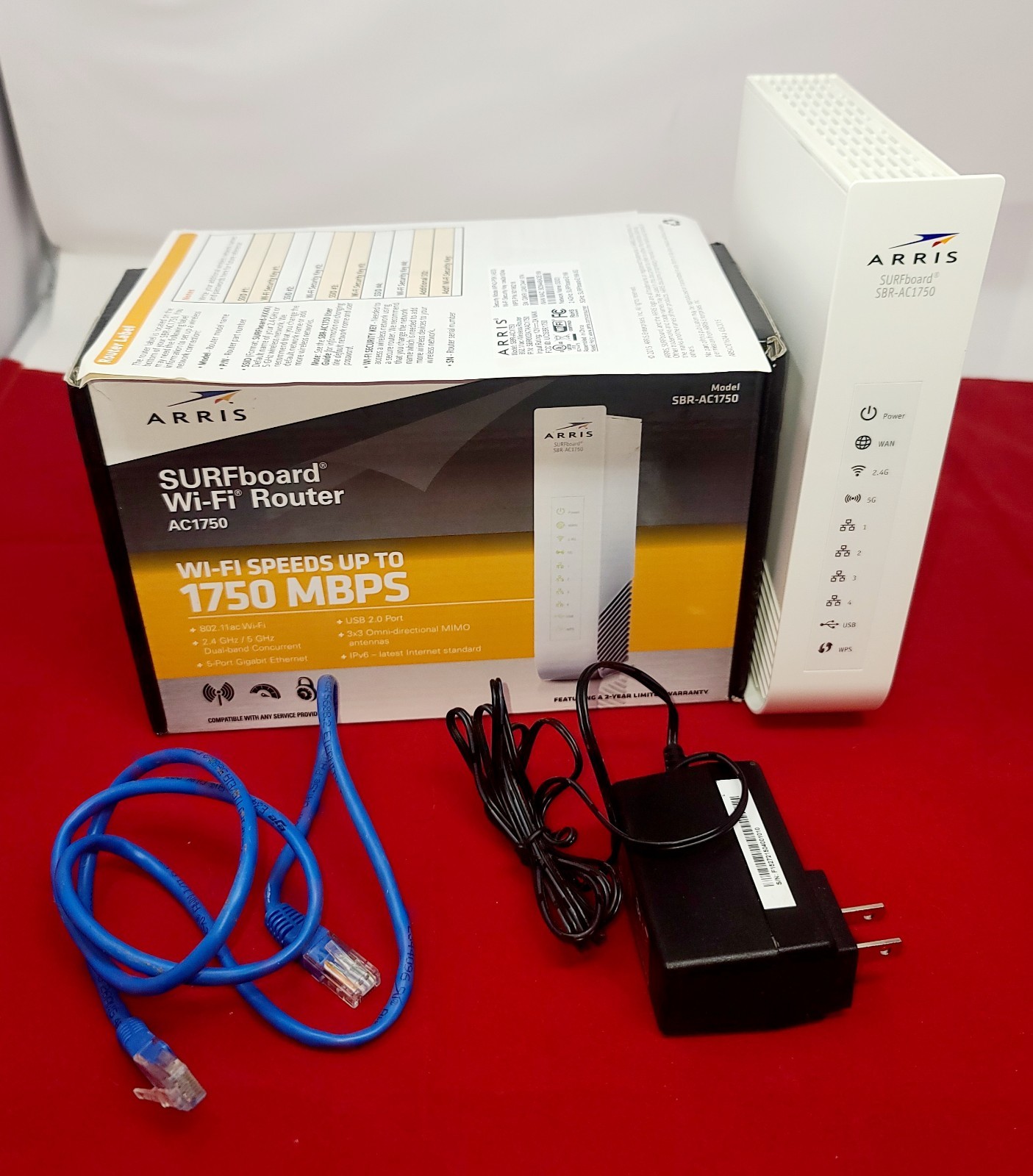 Arris Surfboard Wi-Fi Router (Model SBR-AC1750) 1750 MBPS, 802.11ac (TESTED)