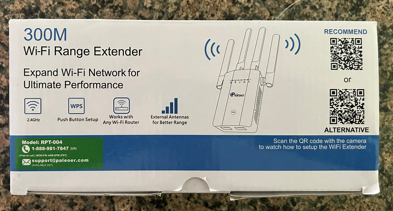 Paleoer 300M Wi-Fi Range Extender