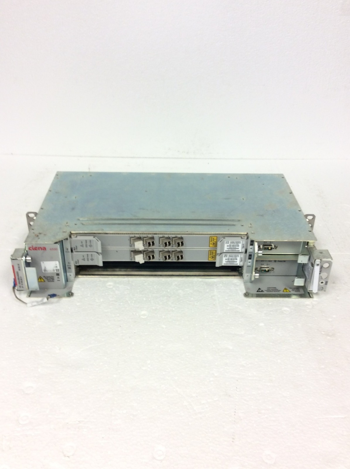 Ciena 6500 Packet-Optical Platform Chassis With 2x Ciena NTK552BAE5, 2x NTK505TA