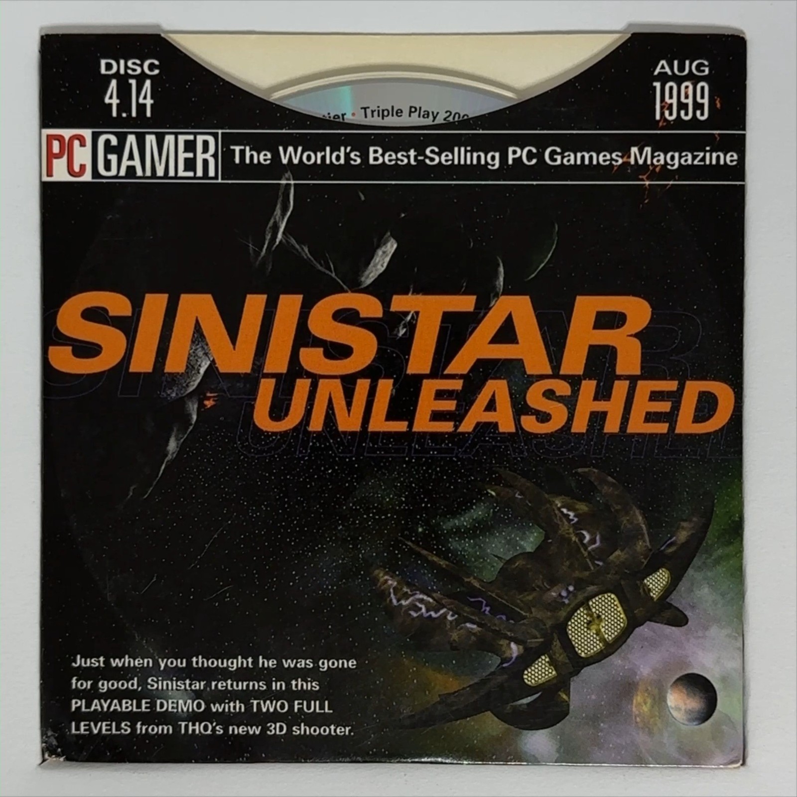 PC Gamer Demo Disc 4.14 August 1999 CD-ROM Vintage PC Gaming Software