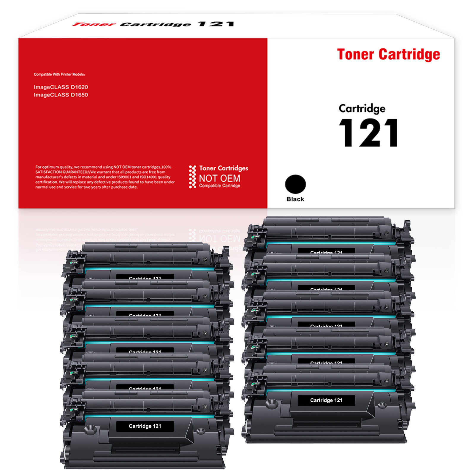 CRG121 3252C001 Toner Cartridge fits for Canon 121 imageCLASS D1620 D1650 lot