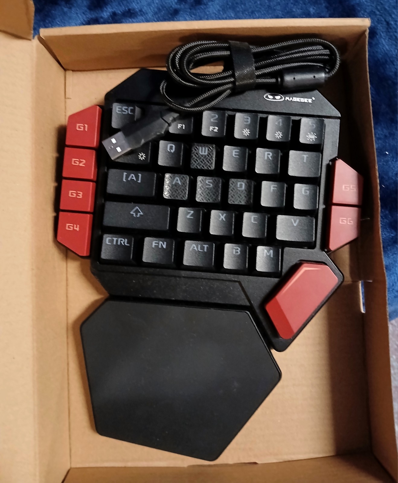 Magegee One-handed Mechanical Gaming Keyboard MK-AXE ll ...New In Box