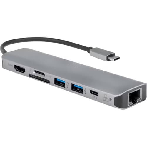 Rocstor Y10A236-A1 Docking Station - Rocstor Premium USB-C Multiport Adapter