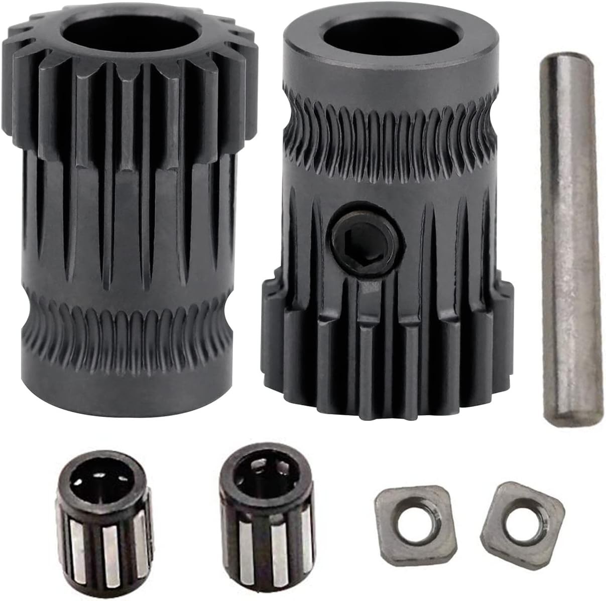 3D Printer Hardened Steel Dual Drive Gear Kit Upgrade for Prusa i3 MK3S
