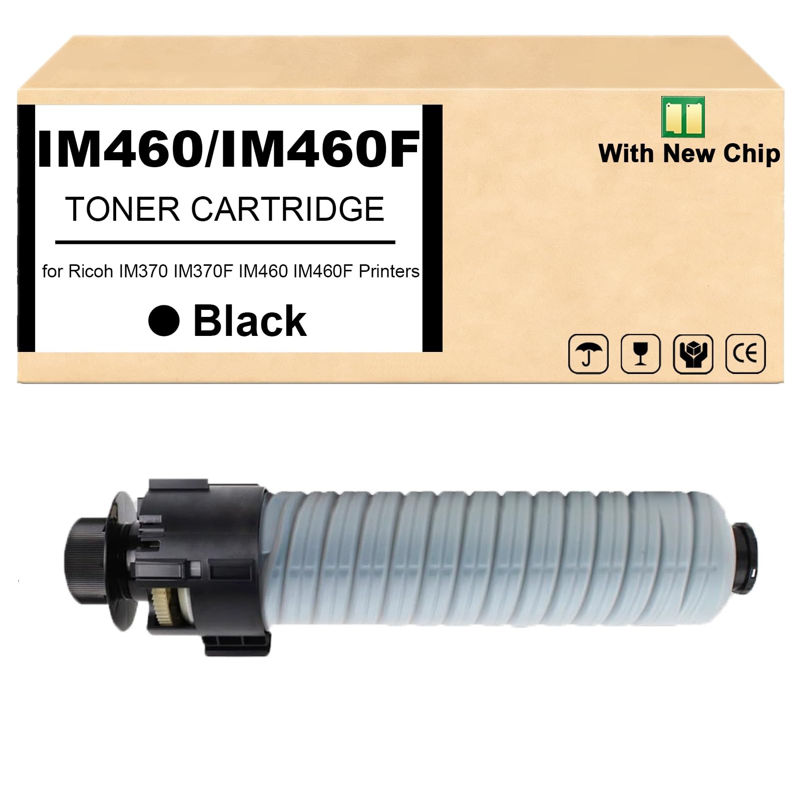 842609 Black Toner Cartridge for IM370f IM460f IM370 IM460 Printers 1Black