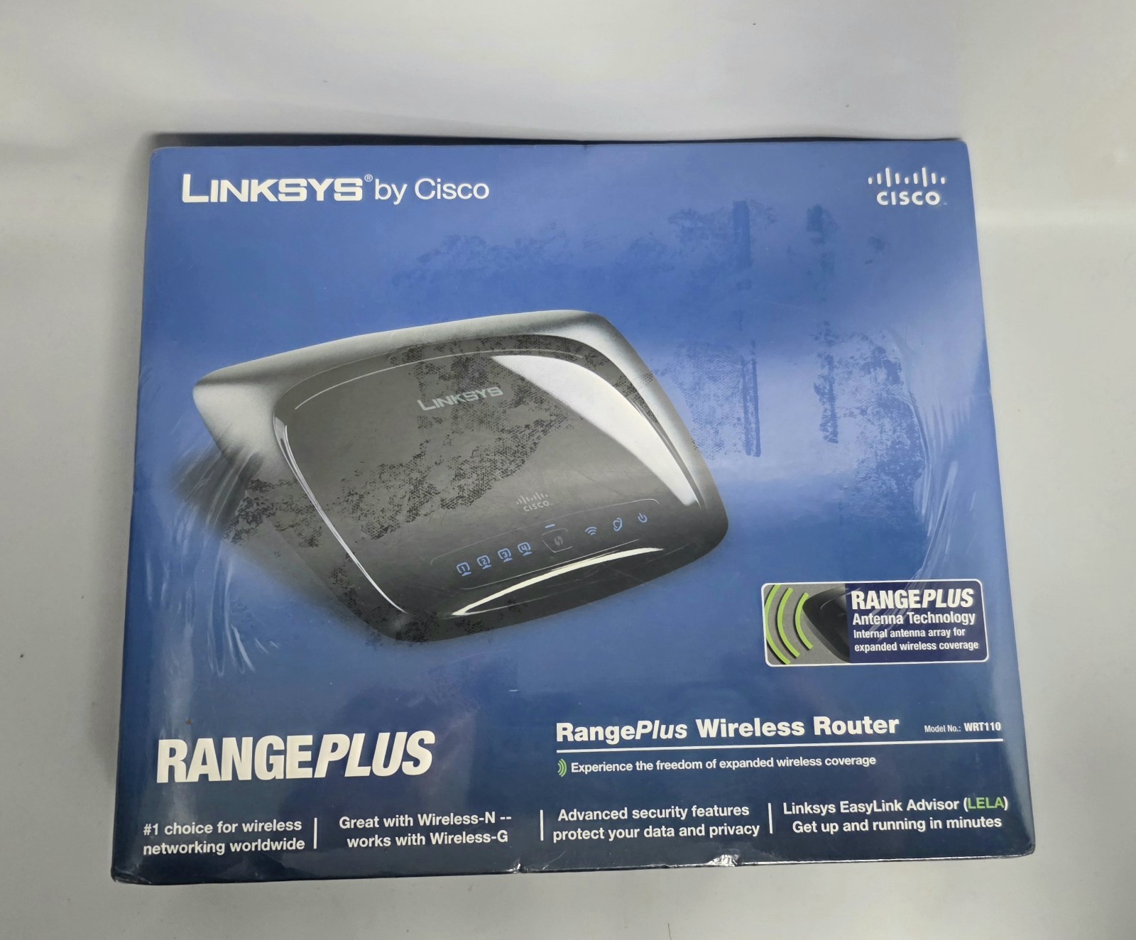 Cisco Linksys WRT110 Wireless Broadband Router Range Plus #BG