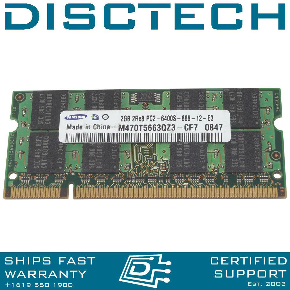 2GB DDR2 PC6400 800 200-Pin SODIMM Desktop Memory Module