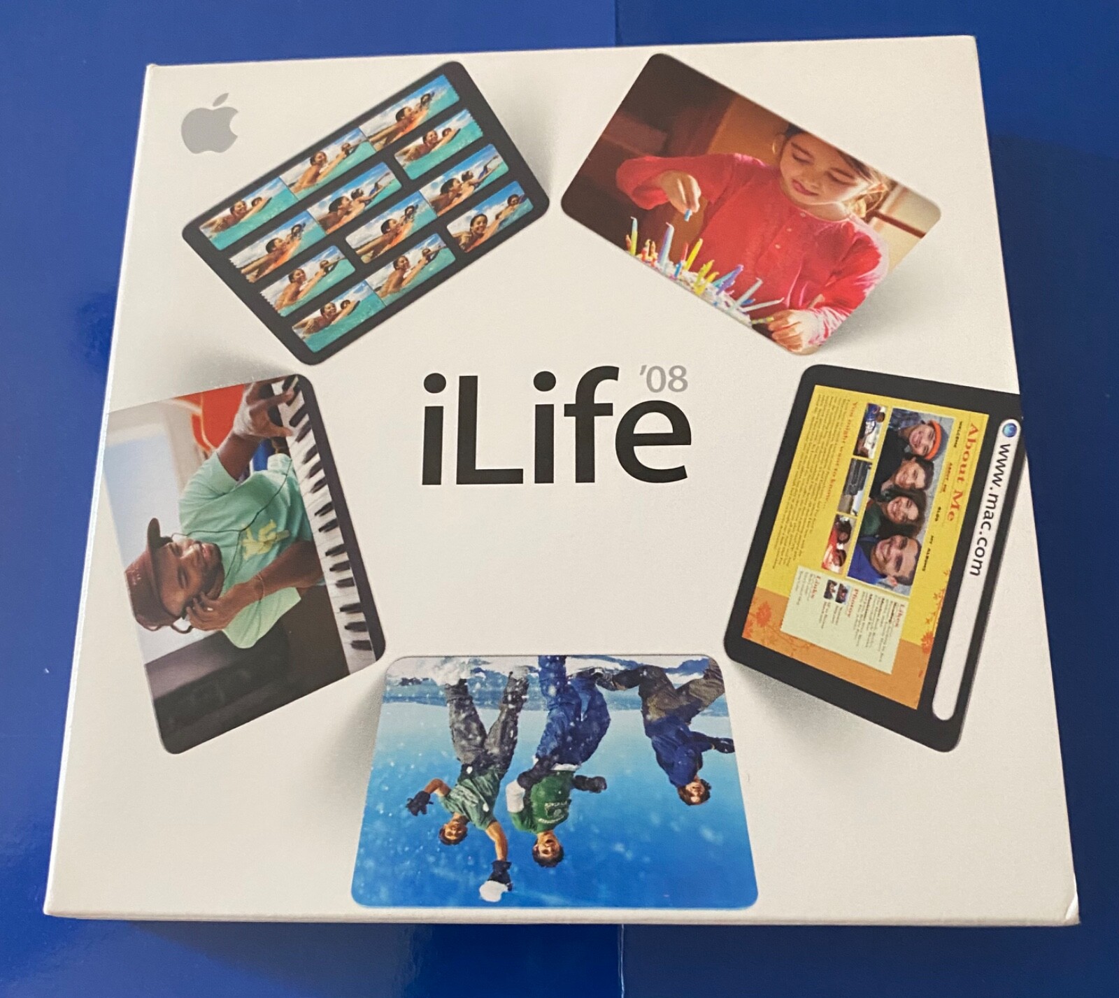 Apple iLife 08 DVD Software with Manuel Orig Box &  iWork 08 Trial CD MB015Z/A