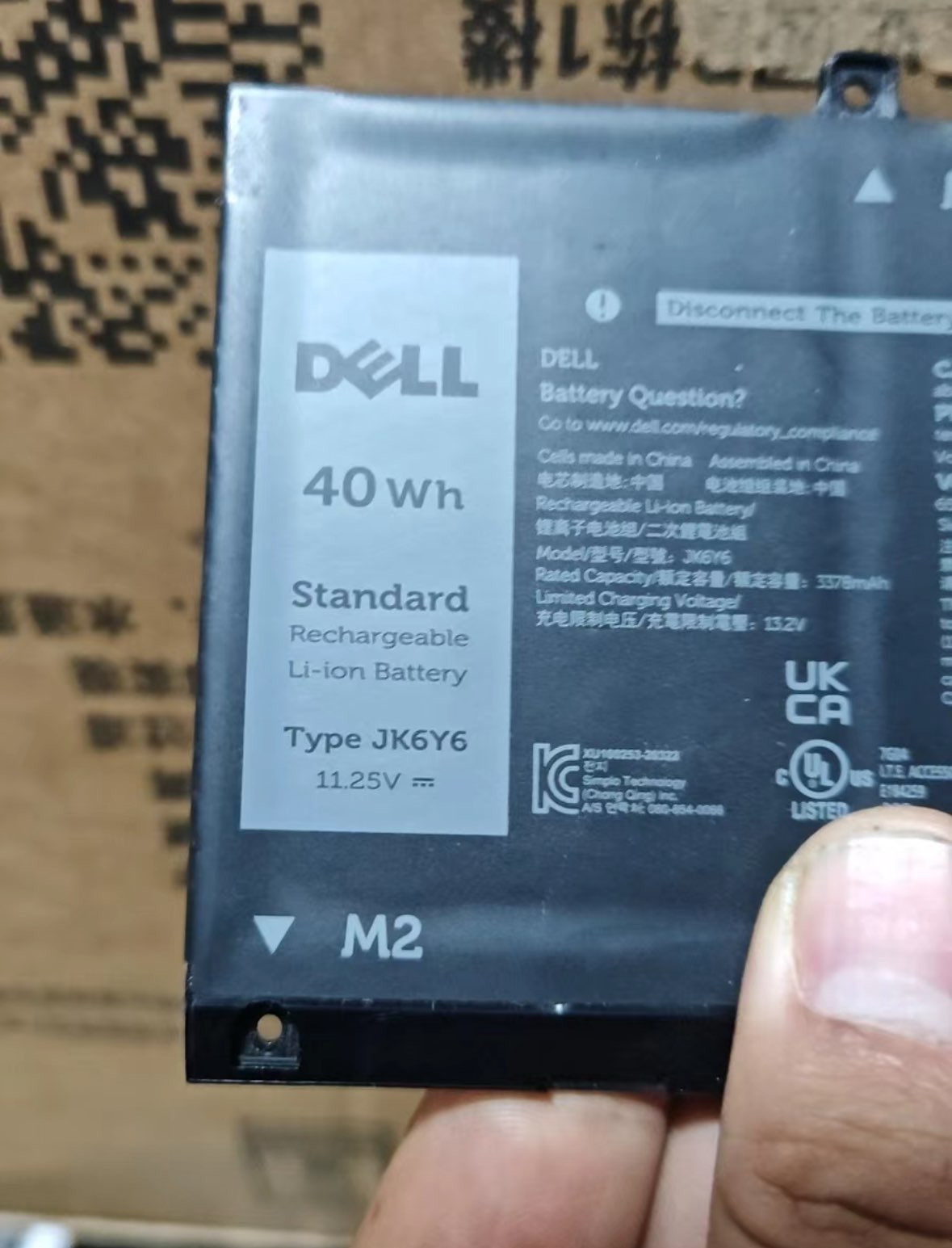 New Genuine OEM JK6Y6 40Wh Battery for Dell Inspiron 5400 2-in-1 Series H5CKD