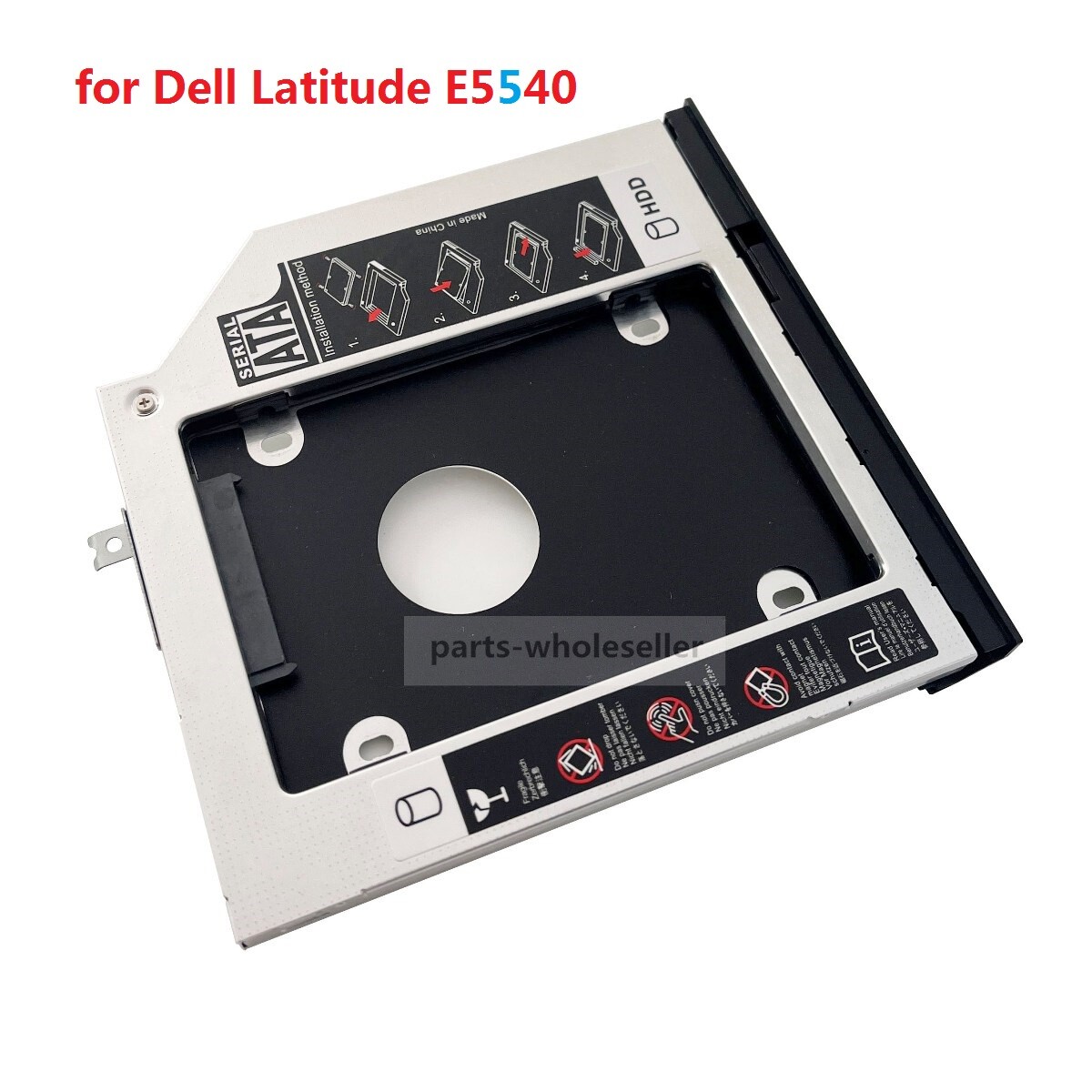 Bezel Cover 2nd HDD SSD Hard Drive Optical Caddy Frame for Dell Latitude E5540