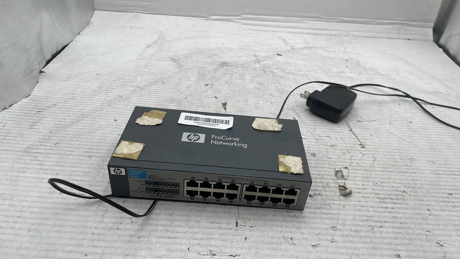 HP ProCurve 1410-16G J9560A 16-Port Gigabit Unmanaged Ethernet Network Switch