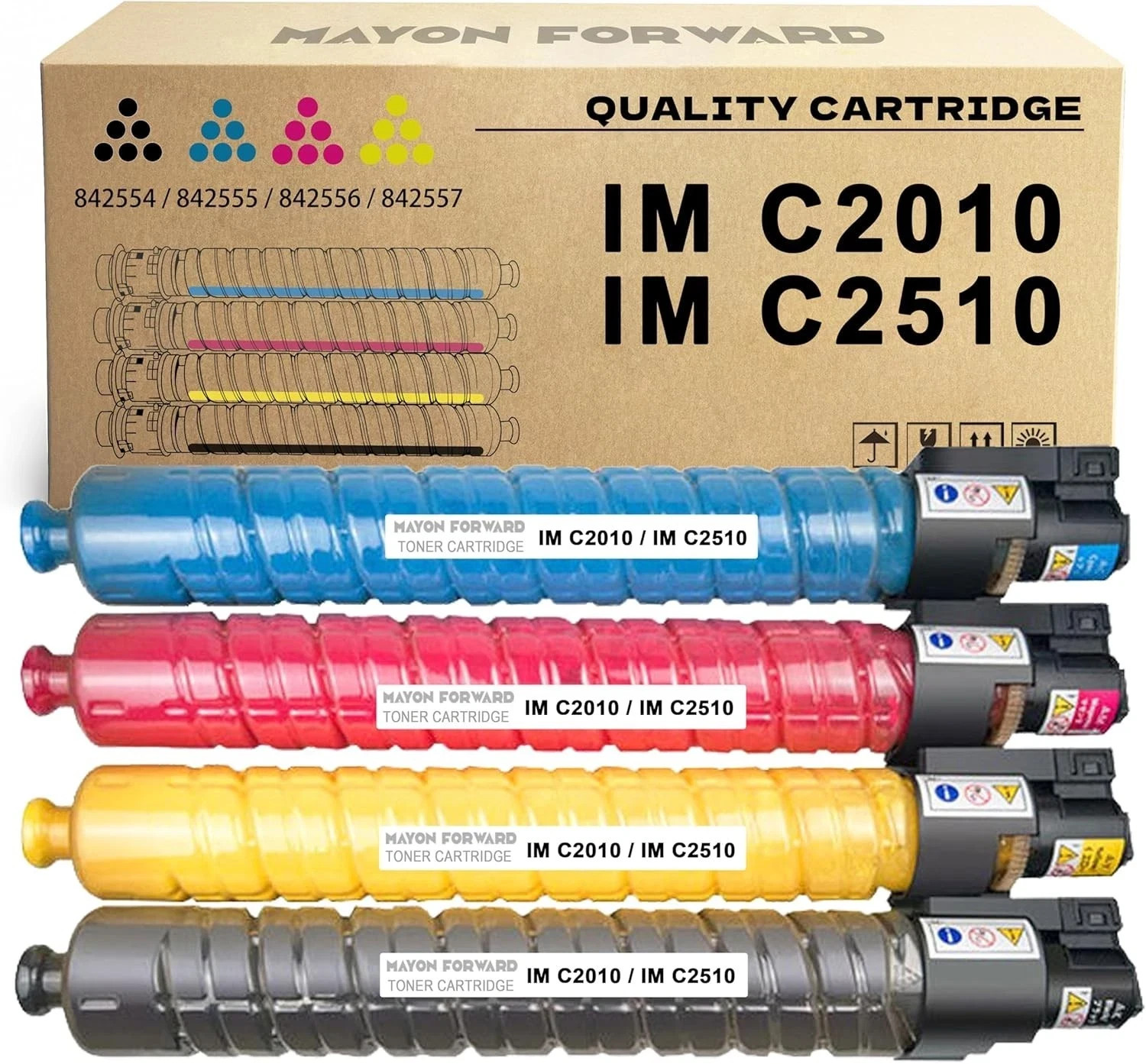 IM C2510 IM C2010 High Yield Toner Cartridges 842554 842555 842556 842557, 4477