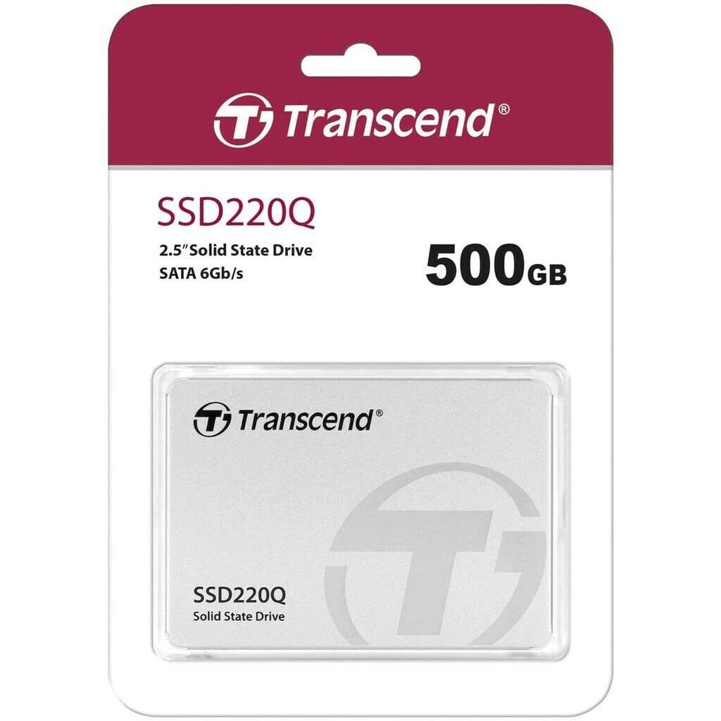 Transcend SSD220Q 500 GB 2.5 Inch SATA III 6 Gb/s Internal Solid State Drive (SS