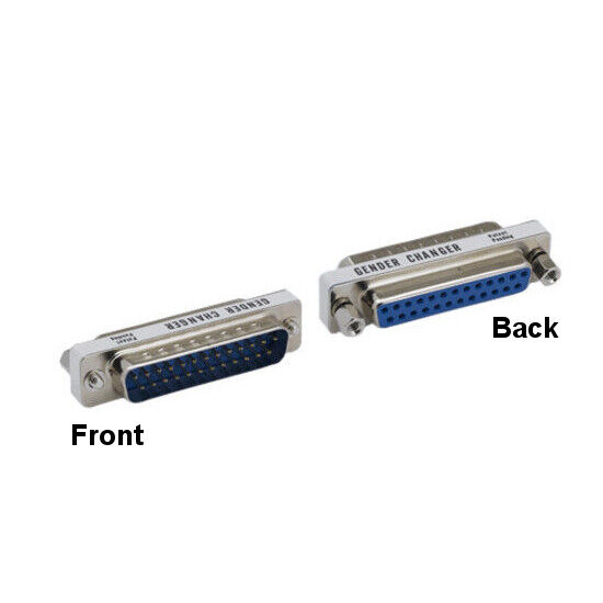 Kentek Mini DB25 25Pin Male/Female Parallel Serial Printer Port Adapter Changer