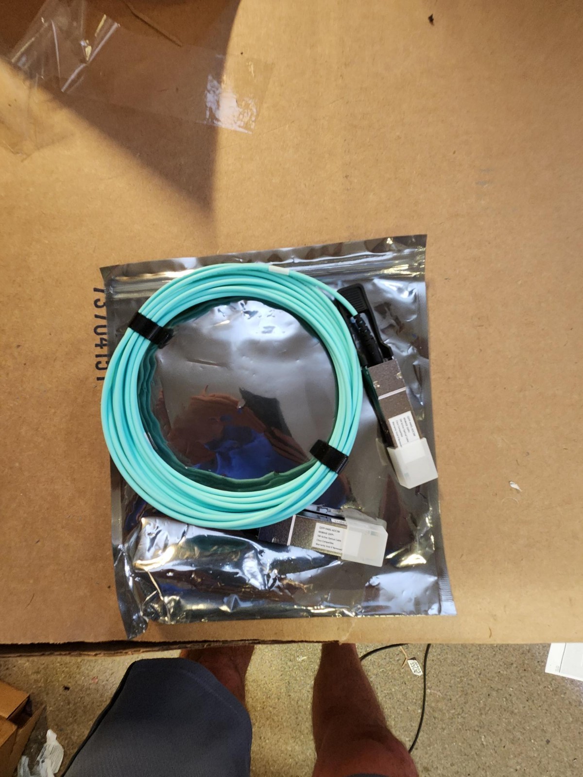 10x Cisco Compatible QSFP-H40G-AOC5M 5m 40GBase-AOC QSFP Active Optical