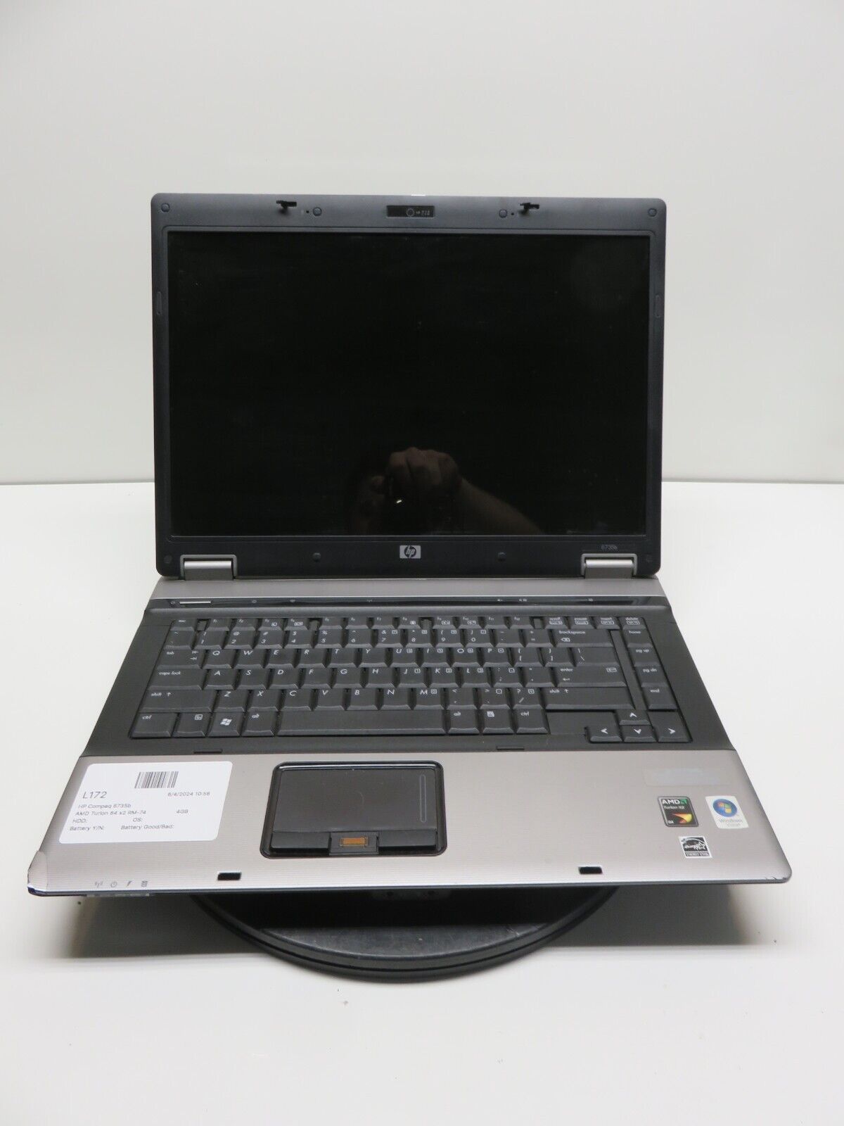 HP Compaq 6735b Laptop AMD Turion 64 x2 4GB Ram No HDD or Battery