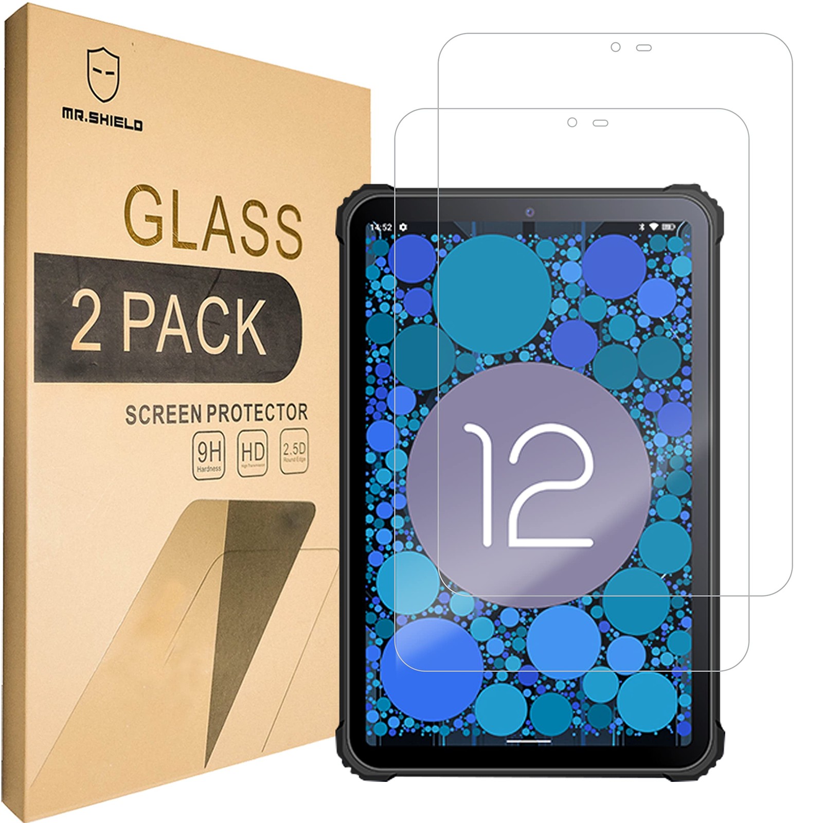Mr.Shield [2-PACK] Screen Protector For Oukitel RT3 / Pro / Clear