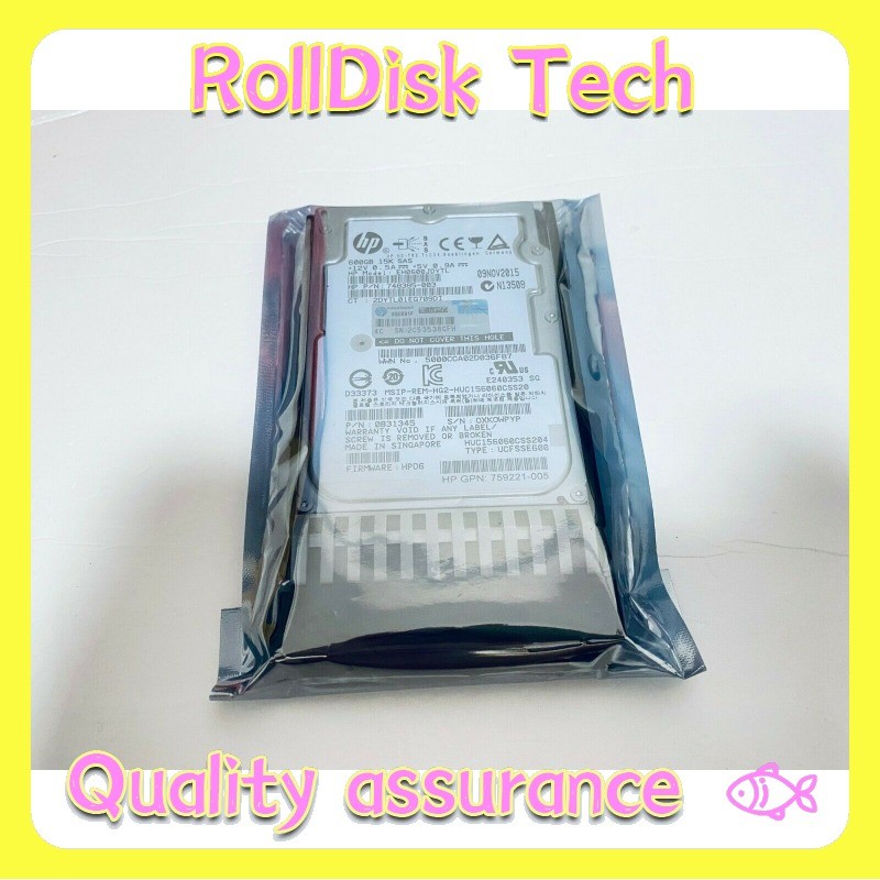 New HP J9F42A MSA 600GB 12Gb/s SAS 15K SFF(2.5IN) DUAL PORT ENT HDD 787642-001