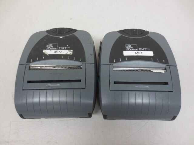 Lot of 2  Zebra P4T Thermal Barcode Printer