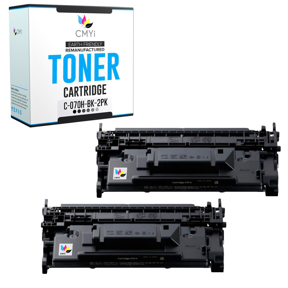 2X CMYi Replacement 070H Black Printer Toner for Canon i-SENSYS LBP246dw MF461dw
