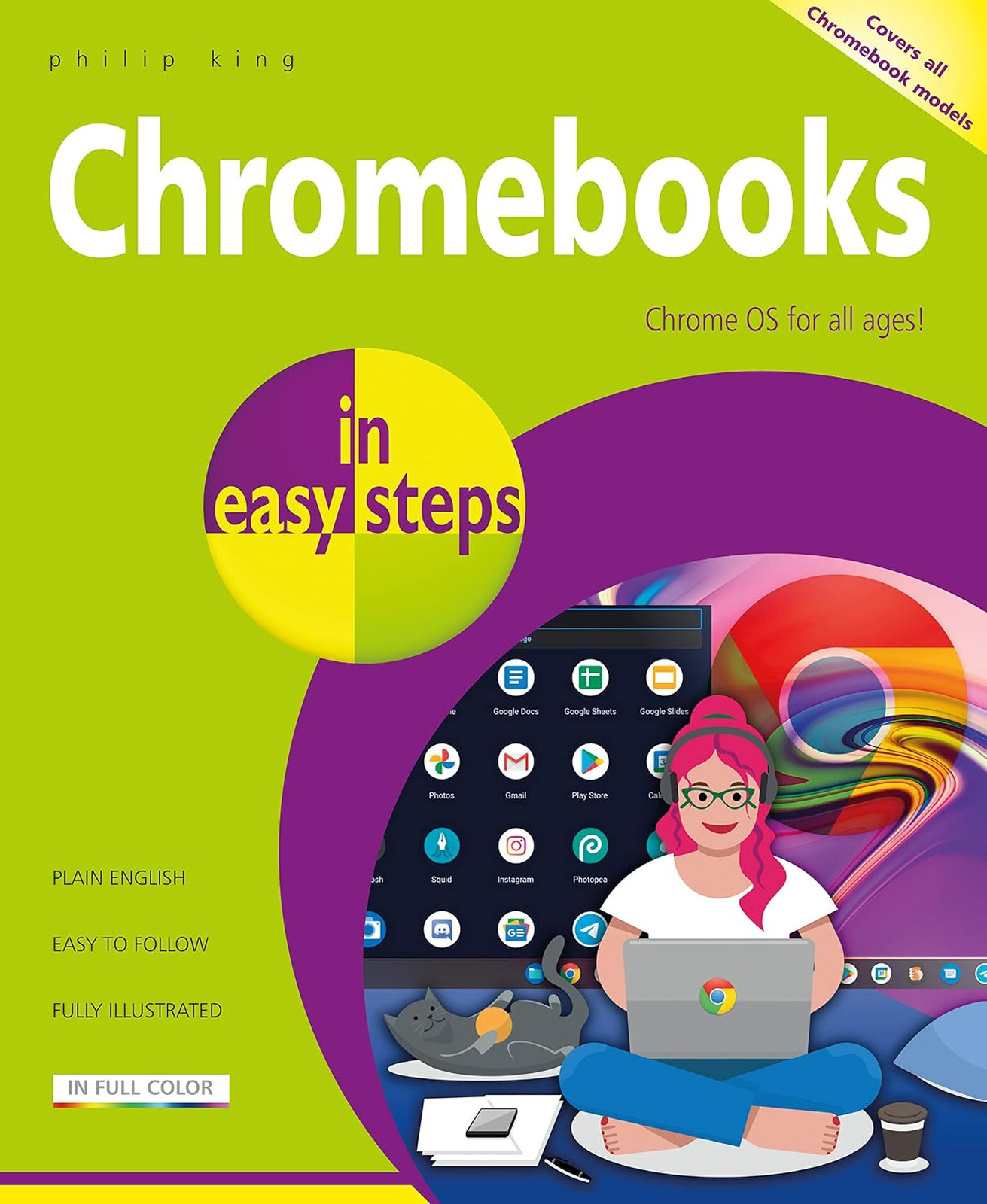Chromebooks in Easy Steps for Seniors Simple Guide Learning Laptop Computer Use