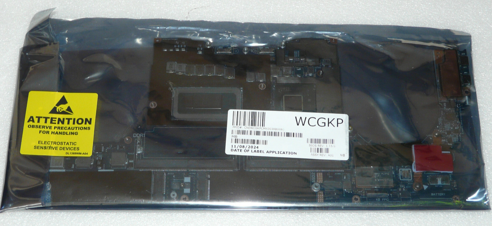 NEW GENUINE DELL XPS 15 9530 MOTHERBOARD i7 13700H 5.0GHz INTEL ARC A370M WCGKP