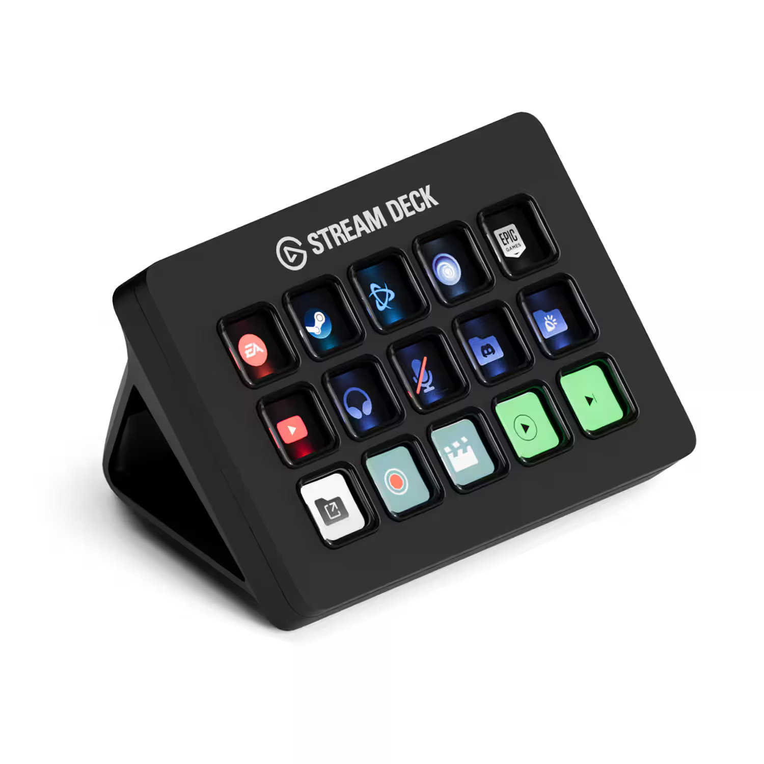Elgato - Stream Deck MK.2 Full-size Wired USB Keypad with 15 Customizable LCD...