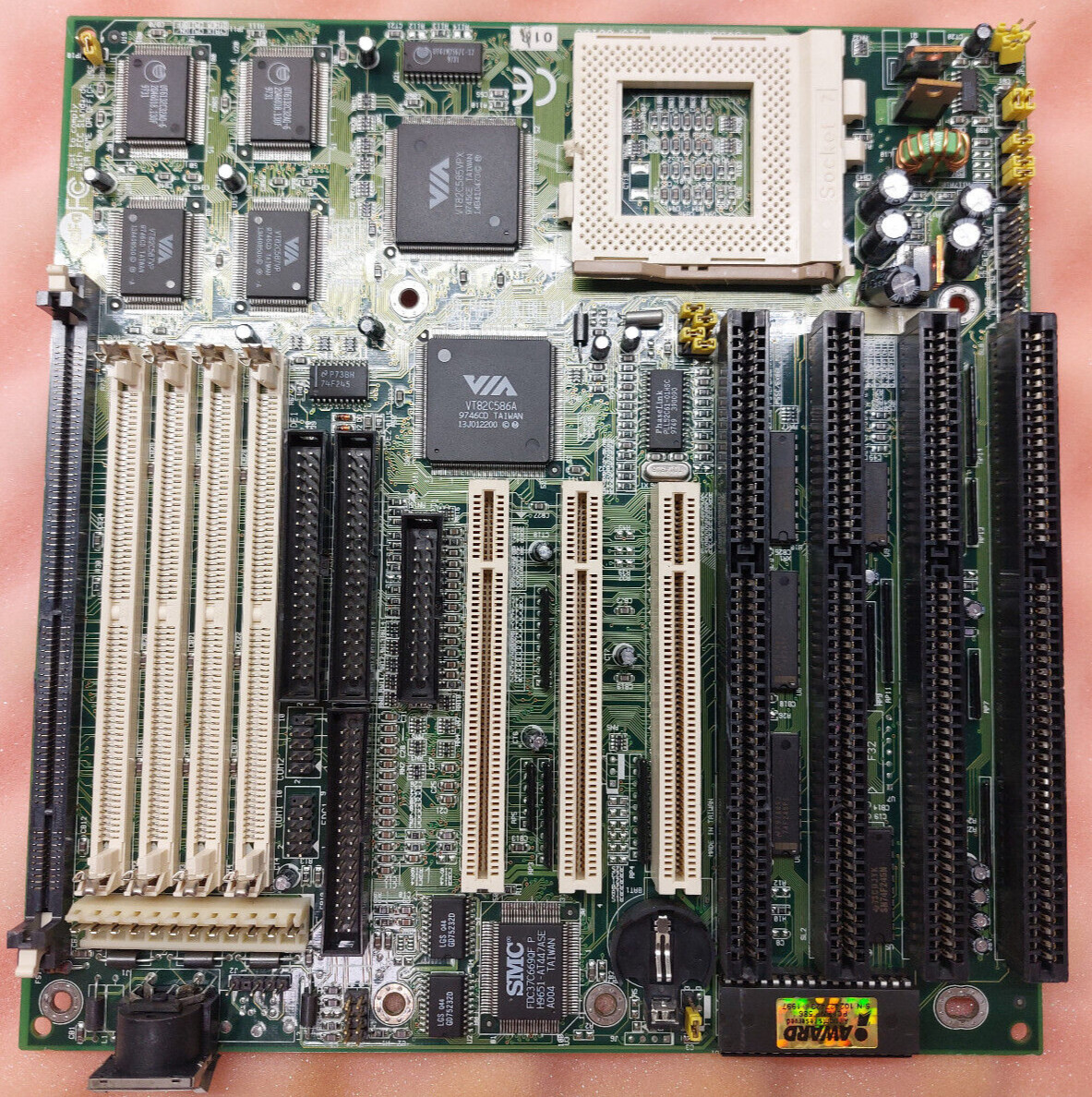 Parts - EFA P5V580-AT-C P523F0010C Socket 7 ISA Motherboard