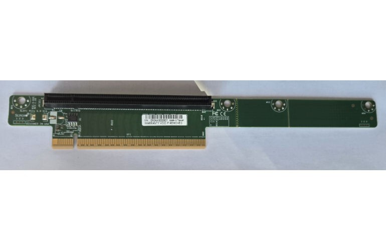 Supermicro RSC-S-6G5 PCI-E 5.0 x16 Slot 1U LHS Standard Riser Card