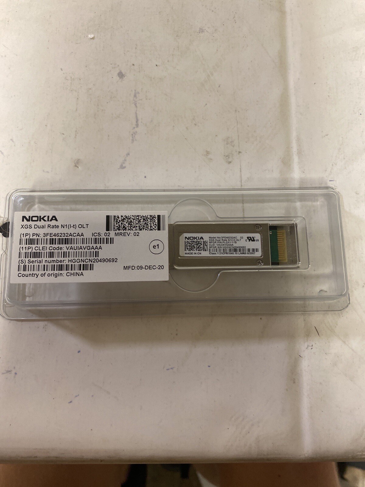 NOKIA 3FE46232ACAA XGS Dual Rate N1 (L-T) OLT