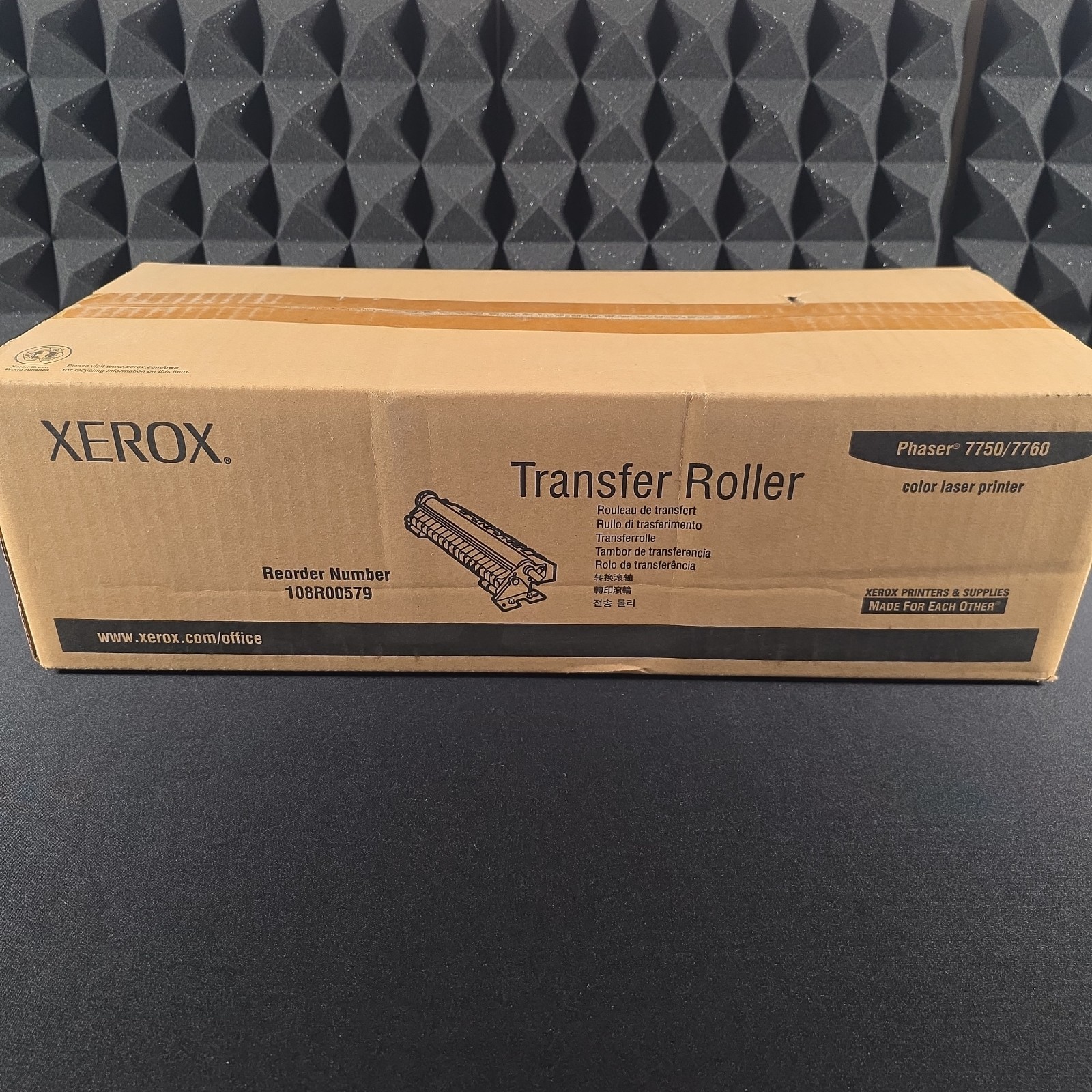 Genuine OEM Xerox 108R00579 Transfer Roller Brand New Sealed Box