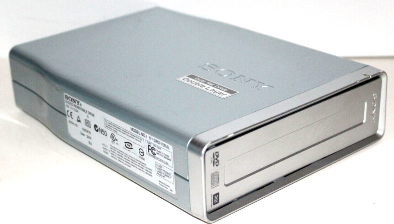 Sony DVD/CD External Rewritable Drive DRX-700UL 12V Volt 3A Amp DRX700UL