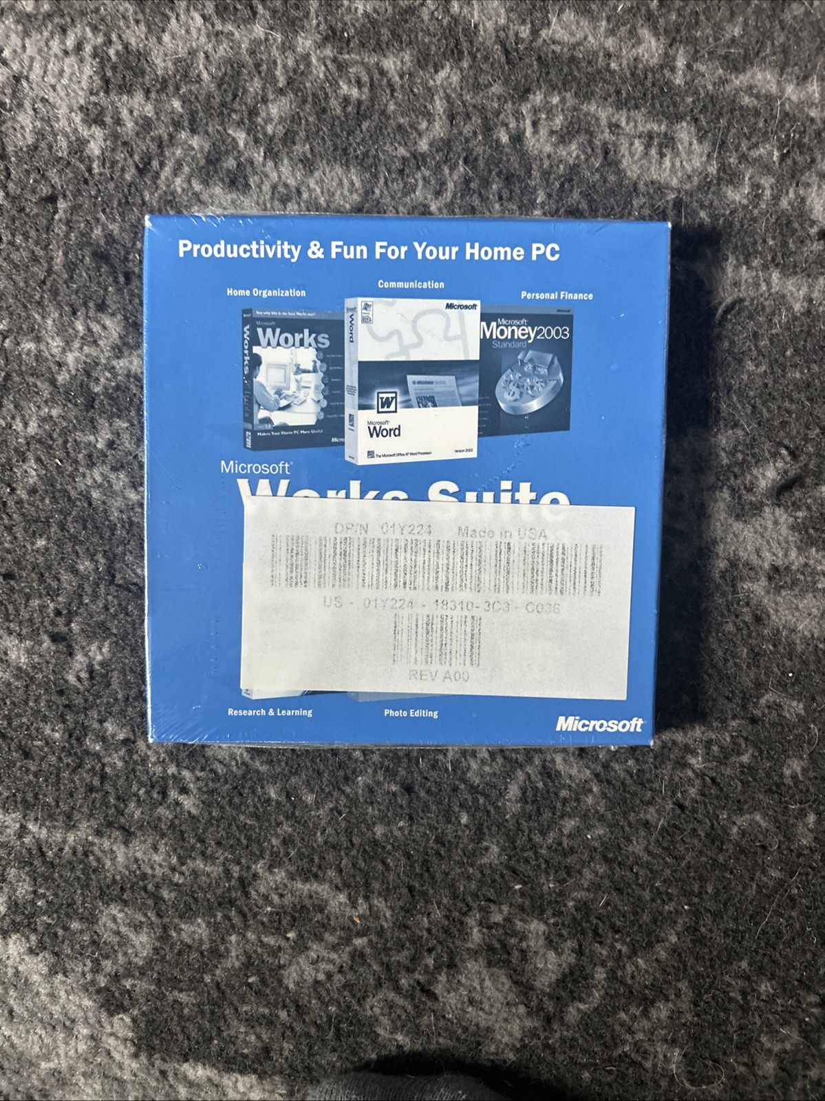 Microsoft Works Suite 2003 CD Brand New Sealed Vintage Software