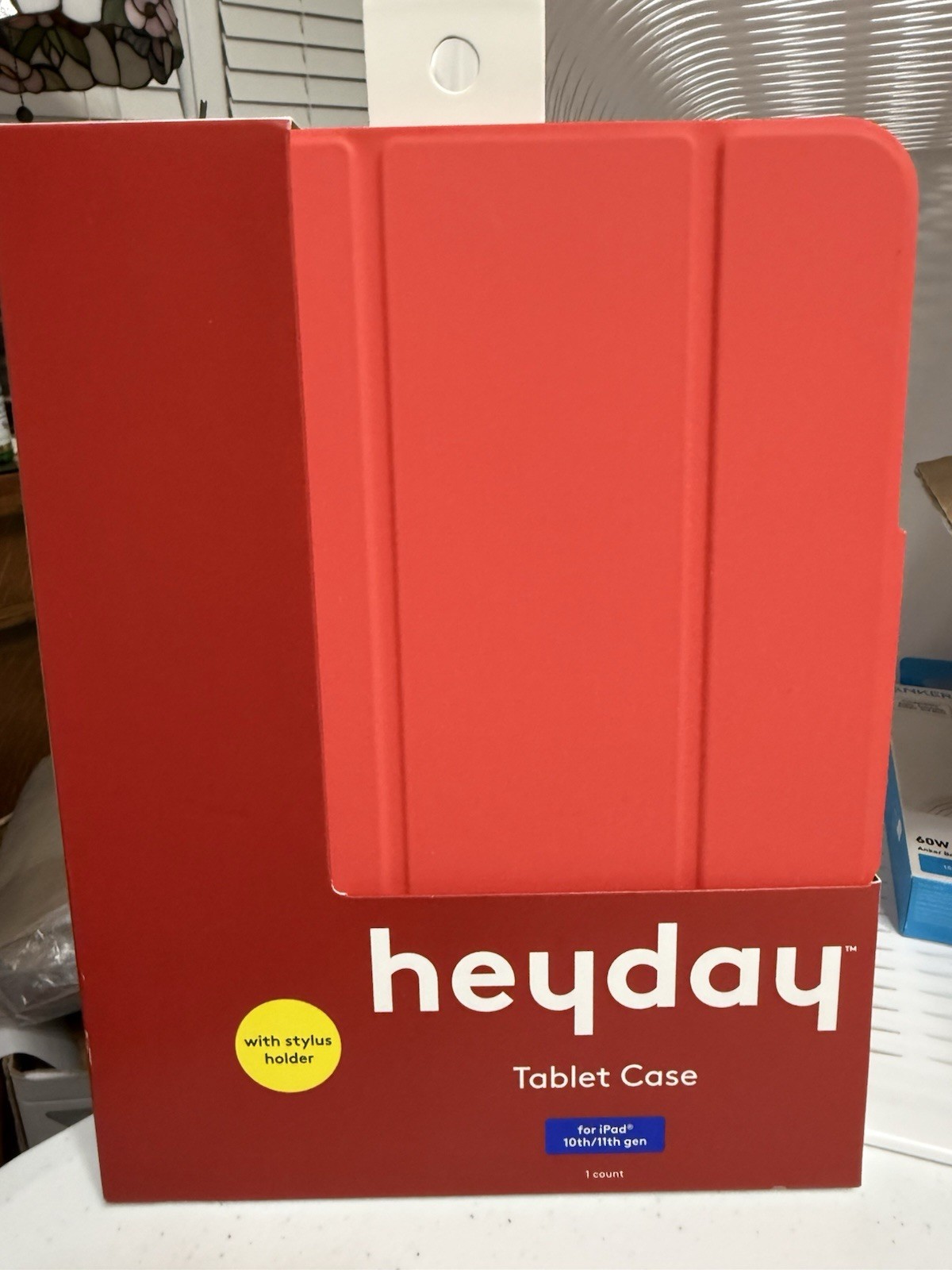 NEW - Heyday Tablet Case For 10th And 11th Generation iPad With Stylus Holder.