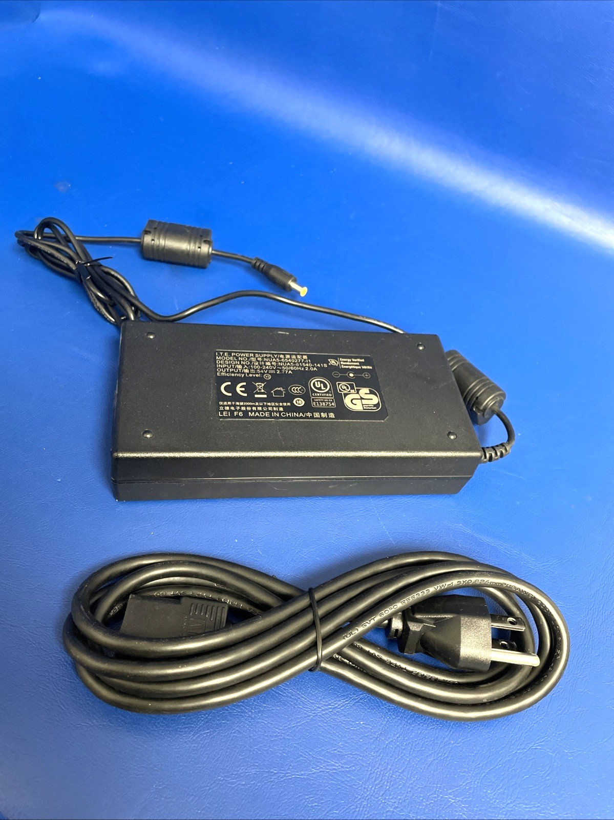 ORIGINAL LEI ITE Power Supply, NUA5-61540-141S DC 54V 2.77A, /W CORD