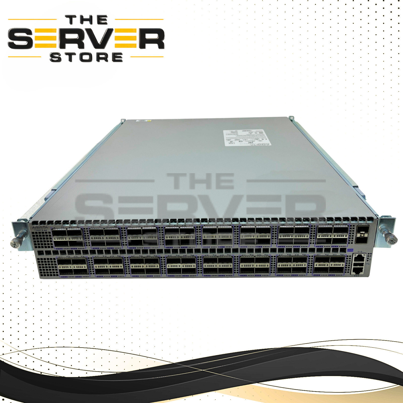 Arista 64x 100GbE QSFP 2x SFP+ Front-to-Rear L2 L3 Switch