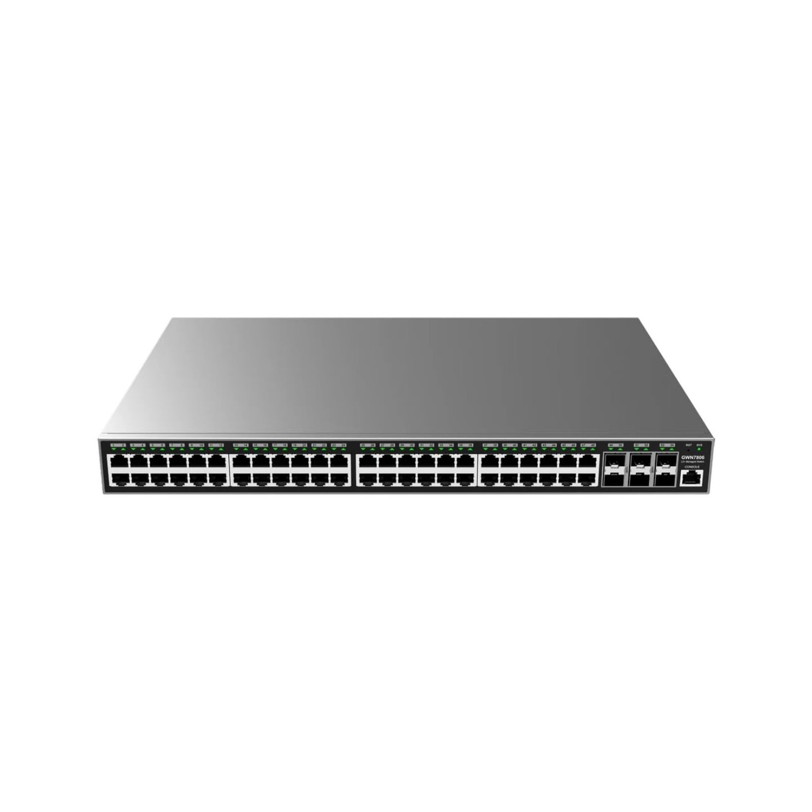 Grandstream Enterprise Layer 2+ Managed Network Switch, 48 x GigE, 6 x SFP+ G...